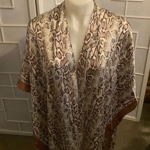 Snake skin kimono